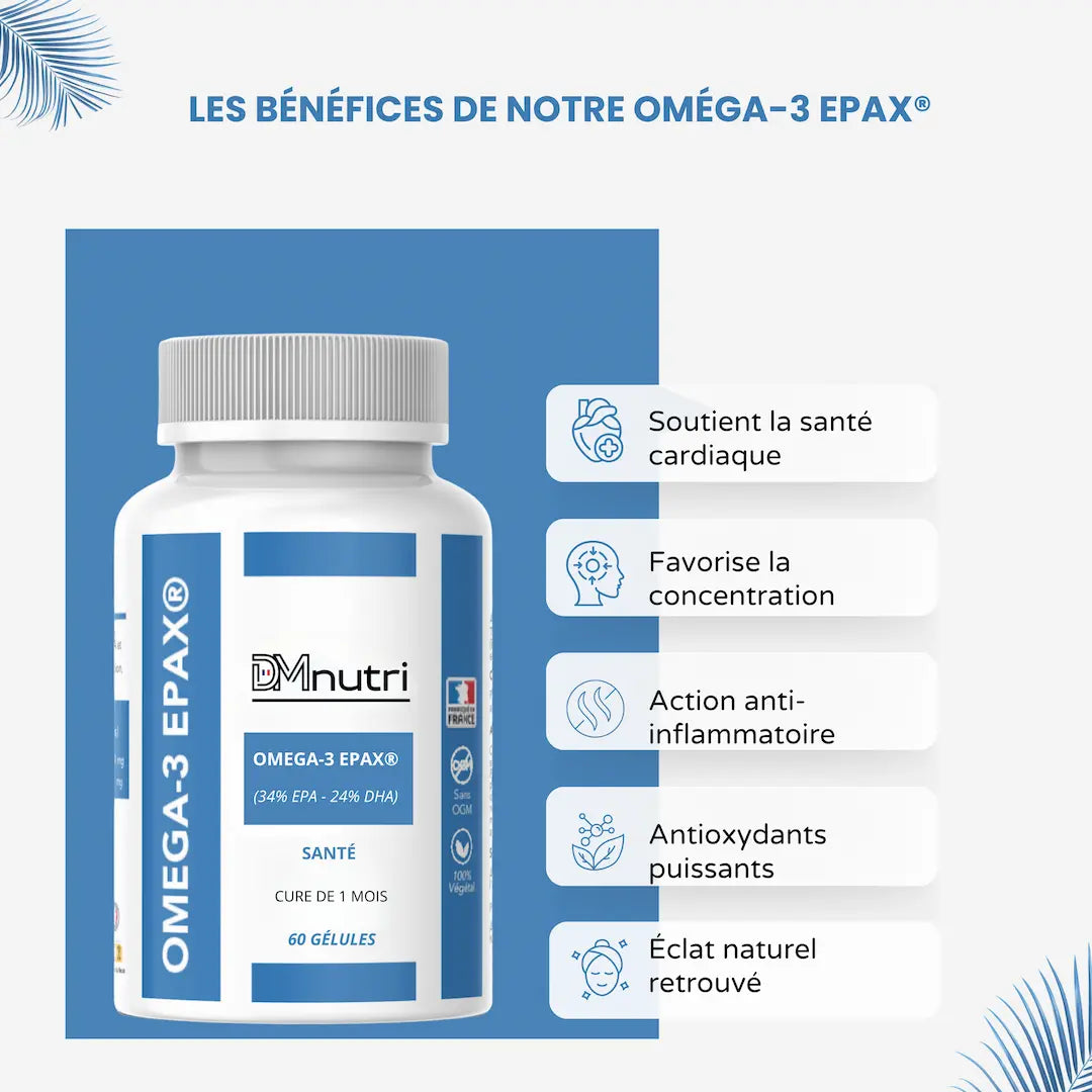 Oméga 3 EPAX® – Cœur sain & esprit clair