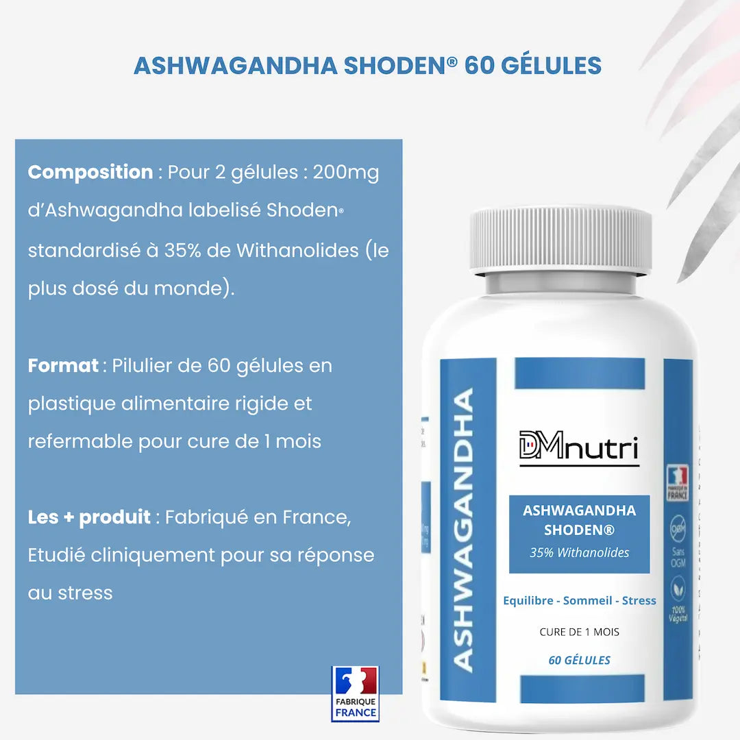 Ashwagandha Shoden® – Sérénité et vitalité