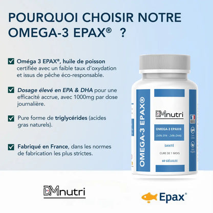 Oméga 3 EPAX® – Cœur sain & esprit clair