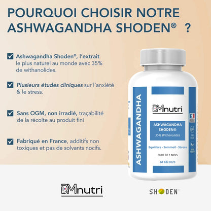 Ashwagandha Shoden® – Sérénité et vitalité