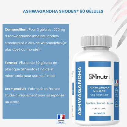 Ashwagandha Shoden® – Sérénité et vitalité